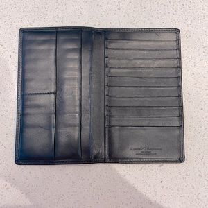 Daines&Hathaway Leather Bridle Tall Wallet